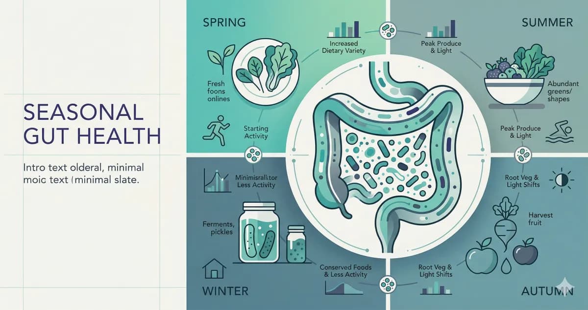 How the Seasons Affect Your Gut Health and Microbiome
